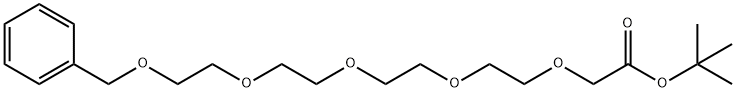 Benzyl-PEG5-CH2CO2tBu Structure