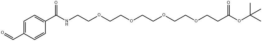 Ald-Ph-PEG4-t-butyl ester Structure