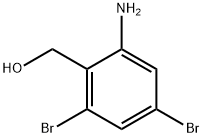 Benzenemethanol, 2-amino-4,6-dibromo- 구조식 이미지