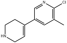 3,4'-Bipyridine, 6-chloro-1',2',3',6'-tetrahydro-5-methyl- Structure