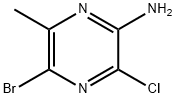 2-Pyrazinamine, 5-bromo-3-chloro-6-methyl- Structure