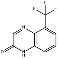 2(1H)-Quinoxalinone, 5-(trifluoromethyl)- Structure