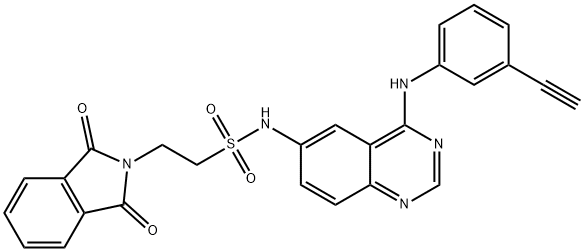 Erlotinib Hydrochloride Structure