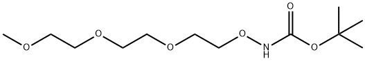 m-PEG3-ONHBoc Structure