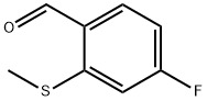 Benzaldehyde, 4-fluoro-2-(methylthio)- Structure