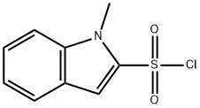 1H-Indole-2-sulfonyl chloride, 1-methyl- 구조식 이미지