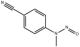 Benzonitrile, 4-(methylnitrosoamino)- Structure