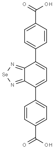 4,4′-(benzo[c][1,2,5]selenadiazole-4,7-diyl)dibenzoic acid Structure