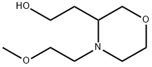 3-Morpholineethanol, 4-(2-methoxyethyl)- 구조식 이미지