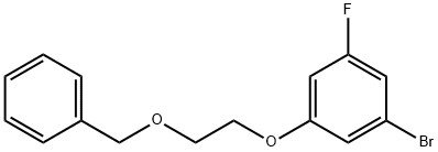 1-[2-(Benzyloxy)ethoxy]-3-bromo-5-fluorobenzene Structure