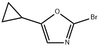 Oxazole, 2-bromo-5-cyclopropyl- 구조식 이미지