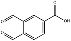 Benzoic acid, 3,4-diformyl- 구조식 이미지