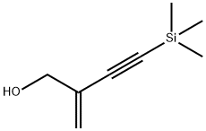 3-Butyn-1-ol, 2-methylene-4-(trimethylsilyl)- 구조식 이미지