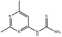 1-(2,6-Dimethylpyrimidin-4-yl)thiourea Structure