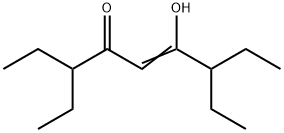 5-Nonen-4-one, 3,7-diethyl-6-hydroxy- Structure