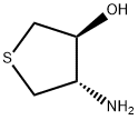 Thiophene-3-ol, 4-aminotetrahydro-, (3S,4S)- 구조식 이미지