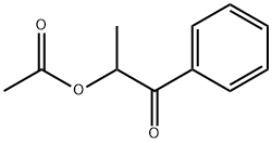 1-Propanone, 2-(acetyloxy)-1-phenyl- 구조식 이미지