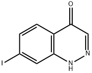 4(1H)-Cinnolinone, 7-iodo- Structure