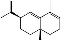 Naphthalene, 1,2,3,7,8,8a-hexahydro-5,8a-dimethyl-3-(1-methylethenyl)-, (3R,8aR)- Structure