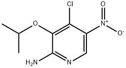 2-Pyridinamine, 4-chloro-3-(1-methylethoxy)-5-nitro- Structure