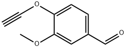 Benzaldehyde, 4-(ethynyloxy)-3-methoxy- Structure