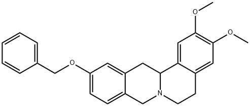 (±)-11-(벤질옥시)-2,3-디메톡시베르빈 구조식 이미지