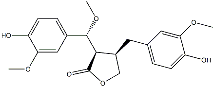 (7R)-Methoxy-8-epi-matairesinol Structure