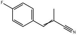 2-Propenenitrile,3-(4-fluorophenyl)-2-methyl-(9CI) 구조식 이미지