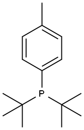 Phosphine, bis(1,1-dimethylethyl)(4-methylphenyl)- Structure