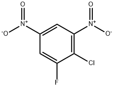 Benzene, 2-chloro-1-fluoro-3,5-dinitro- Structure