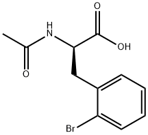 (2R)-2-acetamido-3-(2-bromophenyl)propanoic acid Structure