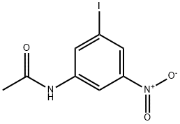 3μ-Iodo-5μ-nitroacetanilide Structure