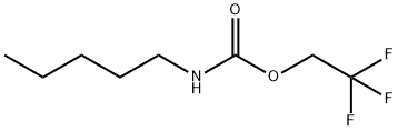Carbamic acid, pentyl-, 2,2,2-trifluoroethyl ester (9CI) 구조식 이미지