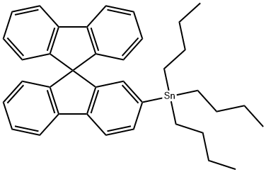 9,9'-Spirobi[fluoren]-2-yltributylstannane Structure