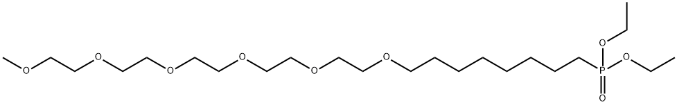 m-PEG6-(CH2)8-phosphonic acid ethyl ester Structure