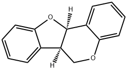 6aα,11aα-Dihydro-6H-benzofuro[3,2-c][1]benzopyran Structure