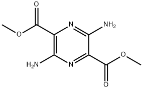 2,5-Pyrazinedicarboxylic acid, 3,6-diamino-, 2,5-dimethyl ester Structure