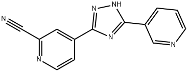 4-(5-(Pyridin-3-yl)-1H-1,2,4-triazol-3-yl)picolinonitrile Structure