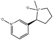 3-[[(2S)-1-Methylpyrrolidine 1-oxide]-2α-yl]pyridine 1-oxide 구조식 이미지
