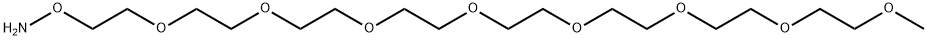 Aminooxy-PEG8-methane Structure