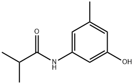 Propanamide, N-(3-hydroxy-5-methylphenyl)-2-methyl- 구조식 이미지