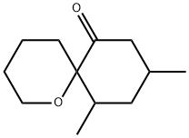 1-Oxaspiro[5.5]undecan-7-one, 9,11-dimethyl- 구조식 이미지