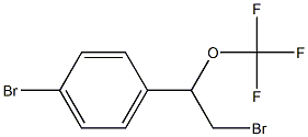 1-bromo-4-(2-bromo-1-(trifluoromethoxy)ethyl)benzene 구조식 이미지