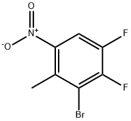 3-bromo-1,2-difluoro-4-methyl-5-nitrobenzene(WXFC0859) 구조식 이미지