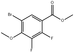 Methyl 5-bromo-2,3-difluoro-4-methoxybenzoate Structure