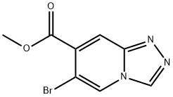 methyl 6-bromo-[1,2,4]triazolo[4,3-a]pyridine-7-carboxylate Structure