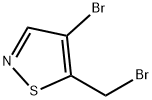 Isothiazole, 4-bromo-5-(bromomethyl)- 구조식 이미지