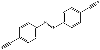 Benzonitrile, 4,4'-(1,2-diazenediyl)bis- Structure