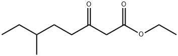 Octanoic acid, 6-methyl-3-oxo-, ethyl ester Structure