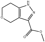 Pyrano[4,3-c]pyrazole-3-carboxylic acid, 1,4,6,7-tetrahydro-, methyl ester 구조식 이미지